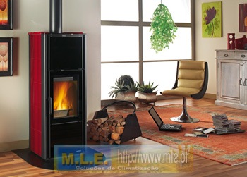 Salamandra a Lenha Nordica Top Design - Giada