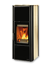 Salamandra a Lenha Nordica Top Design - Giada - Pedra