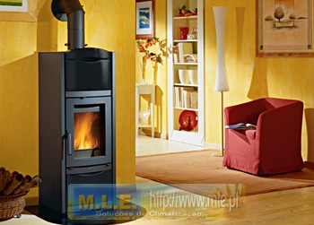 Salamandra a Lenha Nordica Top Design - Perla