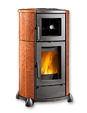 Salamandra a lenha Nordica Cortina Maiolica Forno - CU Salamandra a lenha Nordica Cortina Maiolica Forno - CU