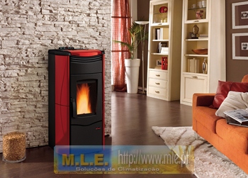 Salamandra a Pellets Extraflame - Melinda Idro Ceramica