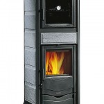 Salamandra a Lenha Nordica - Rossella Plus Forno - pedra