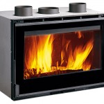 Recuperador de Calor a Lenha Nordica - i80 Crystal Ventilado