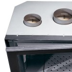 Recuperador de Calor a Lenha Nordica - i80 Crystal Ventilado - Detalhe 4