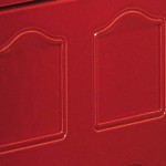 Fogão Nordica a Lenha - Rosa Maiolica - Detalhe 1