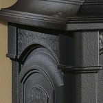 Salamandra a lenha Nordica gama Fundição - Giulietta - Detalhe 1