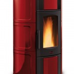 Salamandra a Pellets Extraflame - Iside Idro Ceramica - Bordeaux