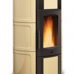 Salamandra a Pellets Extraflame - Iside Idro Ceramica - Pergamena