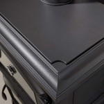 Salamandra fundição Nordica a lenha Isotta com forno - Detalhe 3