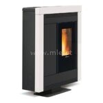 Salamandras Extraflame a Pellets - Souvenir Steel - Branco