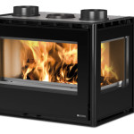 Recuperador de calor a lenha  Insert 70 Crystal -3Lados - Ambiente