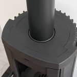 Salamandra a lenha Nordica Candy 7kW - topo