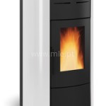 Salamandra aquecimento central - Extraflame Raffaella - Cor Branco