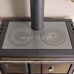 Fogão lenha Nordica RosaXXL -detalhe 1