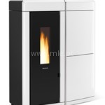 Salamandra Aquecimento central Extraflame Eveline 18.5kW - BRANCO