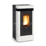 Salamandra Pellets Extraflame - Lucia 12kw  branca