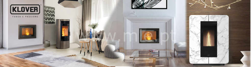 Klover Pellets - Salamandras e recuperadores de calor a pellets