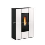 Salamandra a Pellets Extraflame MARILENA PLUS AD CRYSTAL - branca