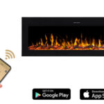 Lareira Eléctrica AFLAMO – DIAMOND 128 - APP - WIFI