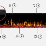Lareira Eléctrica AFLAMO – DIAMOND 128 - Esquema