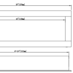 Lareira Eléctrica AFLAMO – DIAMOND 128 - Dimensões