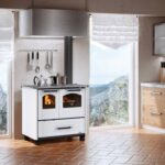Fogão lenha Nordica - Family 4.5 - Branco