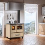 Fogão lenha Nordica - Family 4.5 - Capucino