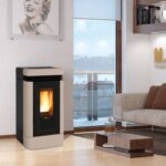 Salamandra Pellets Extraflame - Lucia Plus 12kw Cinza - ambiente